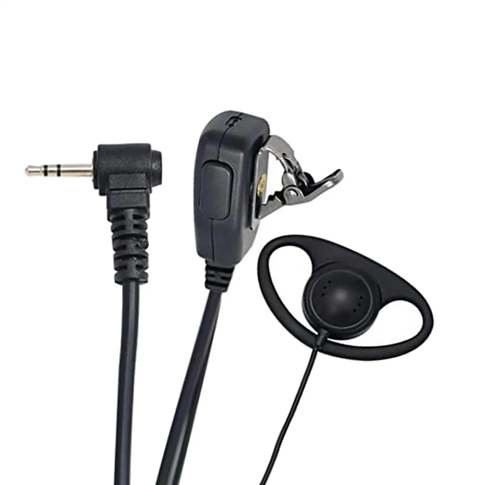 

G Shape Talkie Earpiece with PTT Mic Headset Surveillance Headphone Earphone for T5428 0R Tklr T3 FR60 XTR446