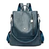 Brand Vintage Women Backpack Leather Backpacks School Bags for Teenage Girls Multifunction Shoulder Bags Ladies Travel Backpack 1