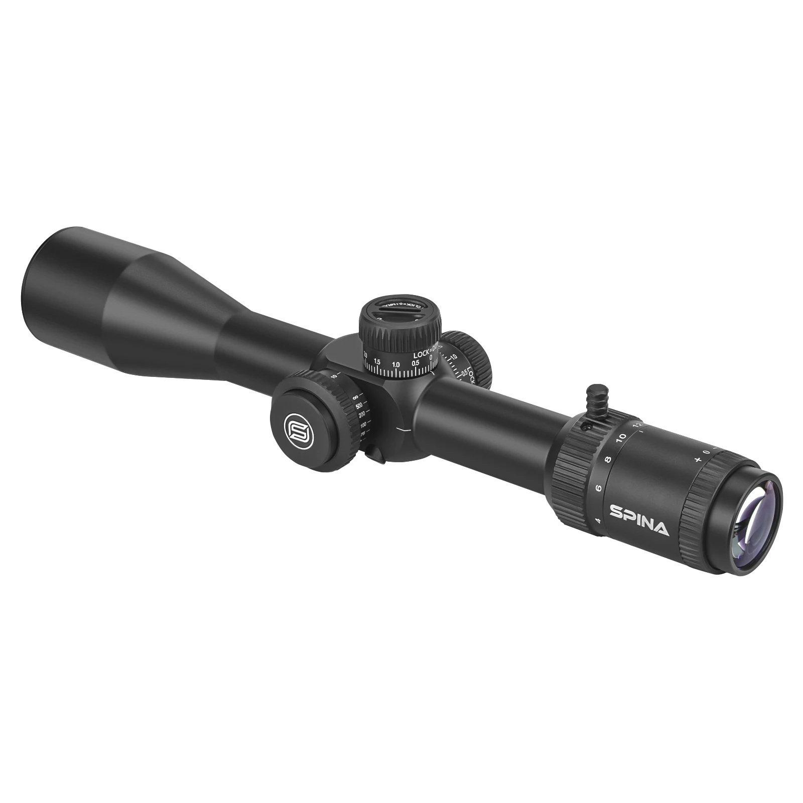 SPINA OPTICS HD WolfChase 4-16x44 FFP Tactical First Focal Plane Riflescope Glass Etched Reticle 10yds Parallax 22LR .223.308,rifle scope