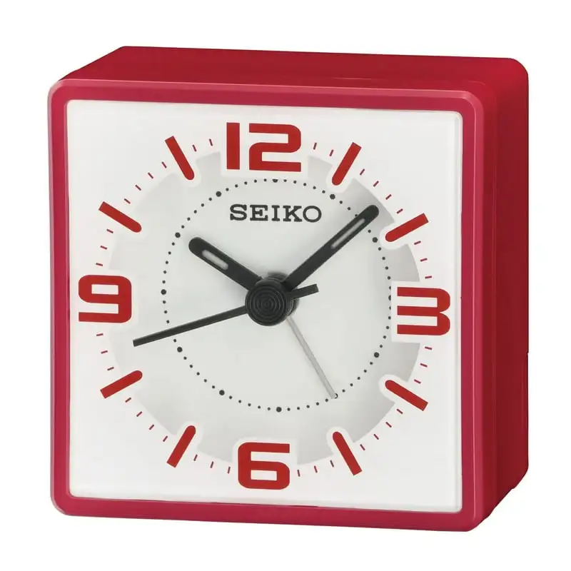 

Bedside Beep Alarm Clock, Red, Square, Quartz, Analog, QHE091RLH