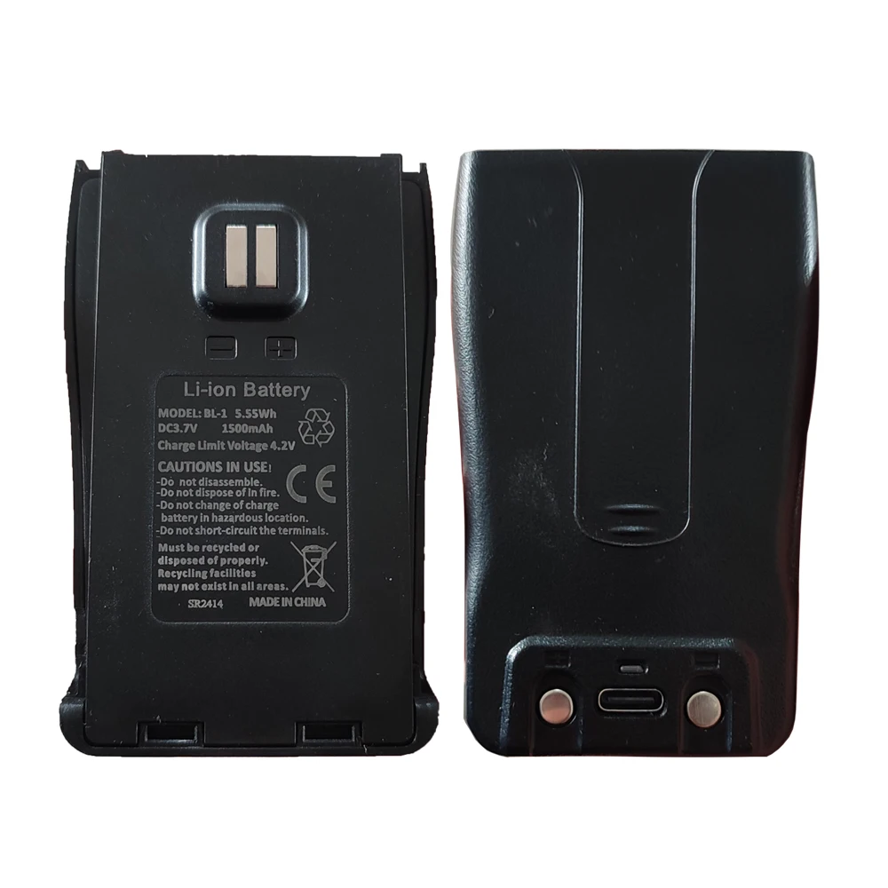 BL-1 BAOFENG BF-888H Li-ion Battery Support Type-C Charging 1500mAh Dedicated Battery For Walkie Talkie BF888H 2Way Radio Parts 6