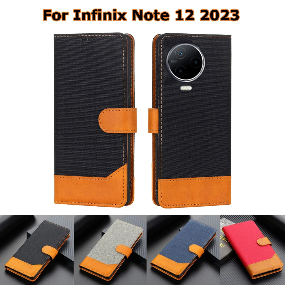 Muslimsnc-Nax-40-20: 20: A Infinix Note 12 2023 X676C Custodia Originale Portafoglio Book Stand Cover Per Telefono Per Estuches Infinix Note 12 4G Pro