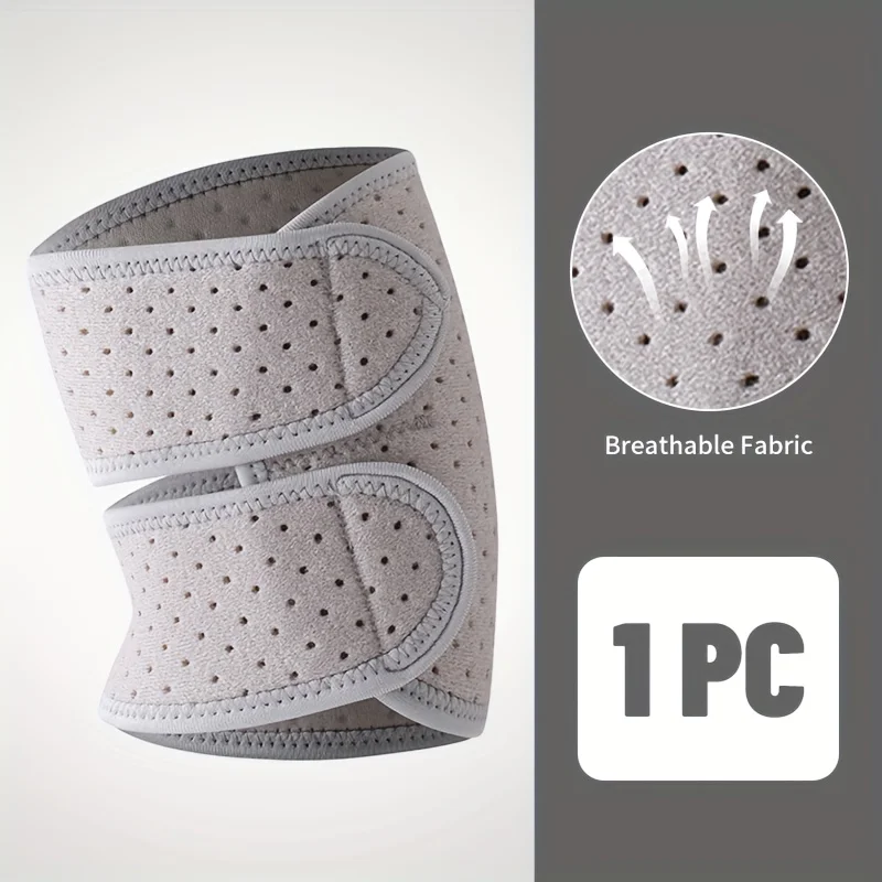 1pc Adjustable Compression Elbow Brace Breathable Tennis Elbow Sleeve Open