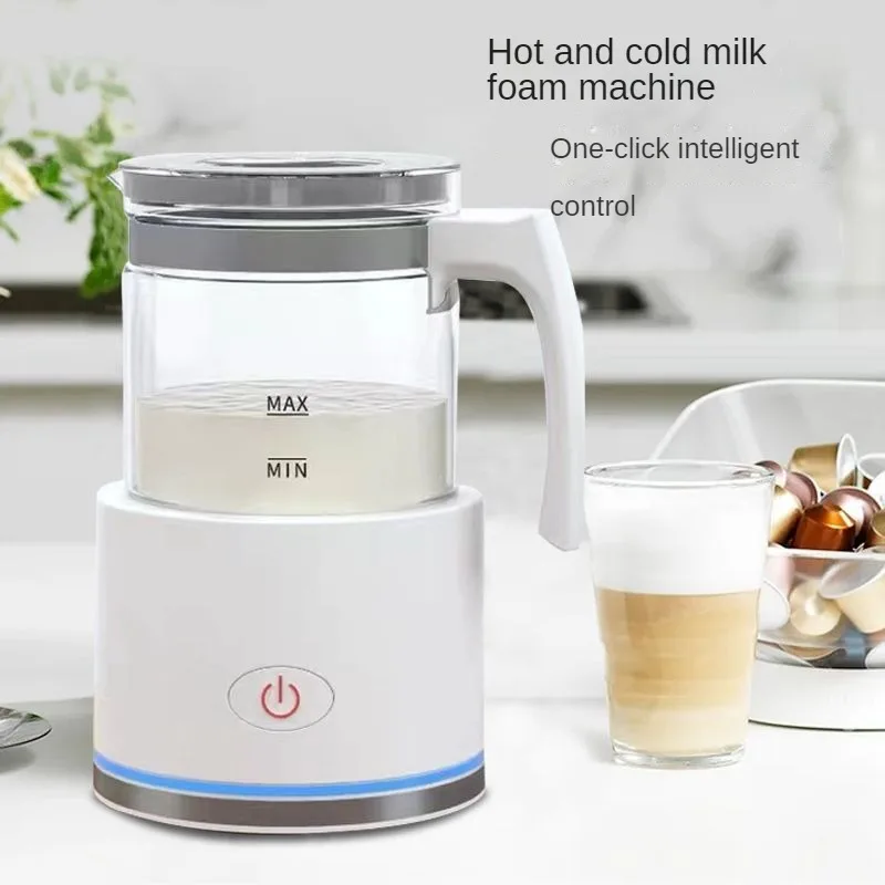 500ml Electric Milk Frother Milk Frother Intelligent Temperature Control Fancy Coffee Heated Milk Milk Frother for Home Use 4