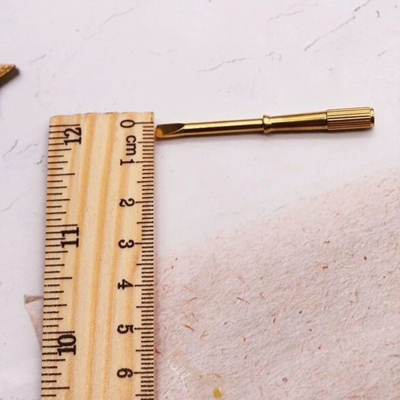 Lot De 2 Mini Tournevis Bijoux - Or Et Or Rose, Acier Inoxydable, 5 Cm, Précision