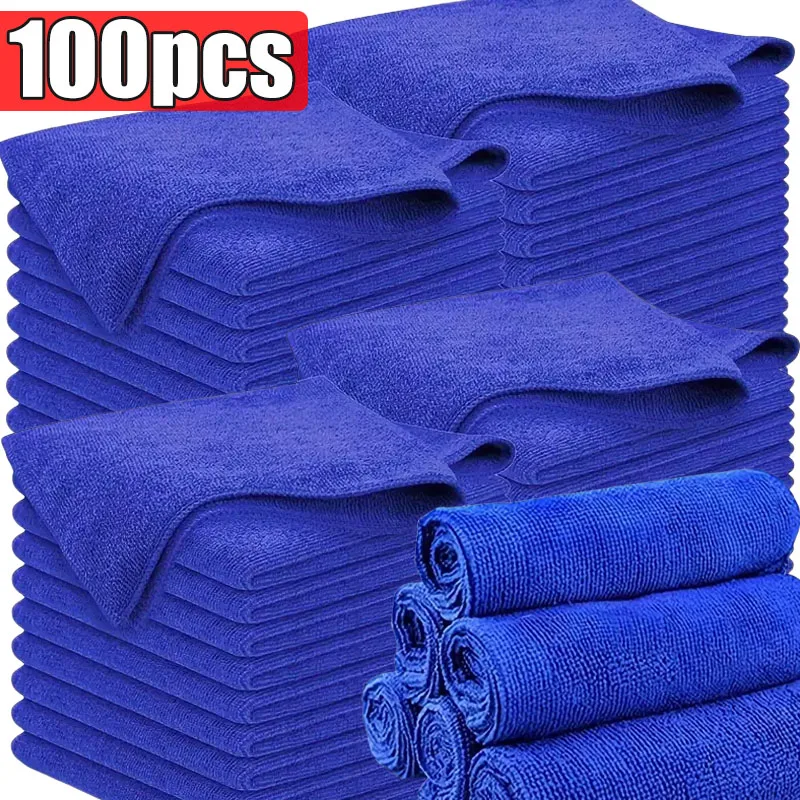Premium Lint-Free Reusable Microfiber Cleaning Towels – Ultra-Absorbent and Thickened