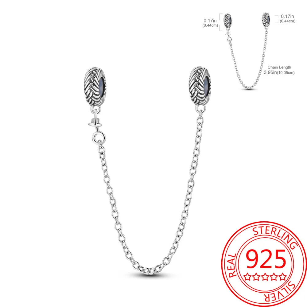 

Цепочка из серебра 925 пробы с геометрическим рисунком для браслета Pandora