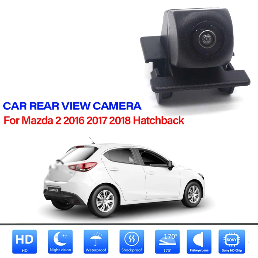 

Водонепроницаемая камера заднего вида для Mazda 2 2016 2017 2018