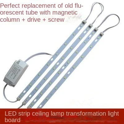 Led ceiling Bar light lamp plate 24w 32w 30cm 40cm 52cm smd led strip with lights 5730 led panel light source