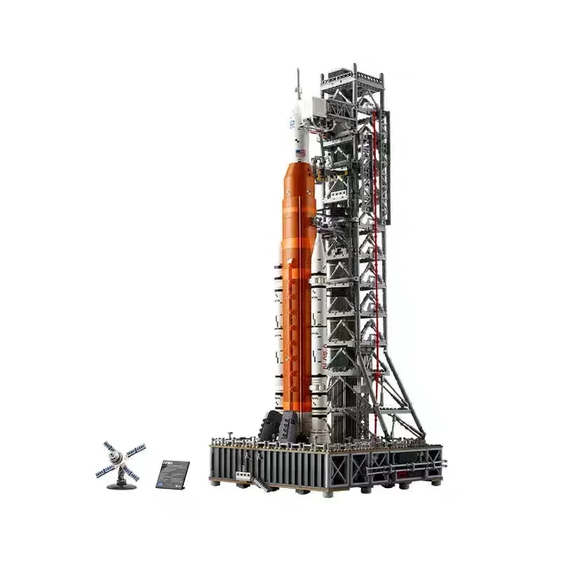 

2024 Новинка 10341 конструктор космическая пусковая система НАСА Artemis строительные блоки Марс геоисследовательные модели Кирпичи игрушки для детей и взрослых подарки