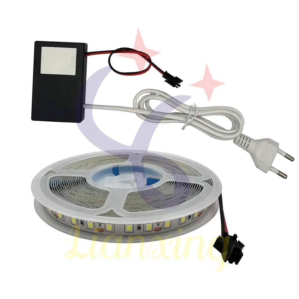터치 센서 스위치 거울 조명, 12V1A 센서 스위치, 12W 스마트 욕실 캐비닛, 거울 1 롤, 5 m, 2835 120D