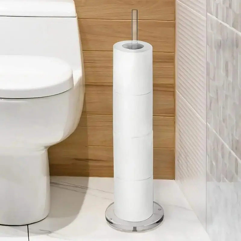 Acrylic Toilet Paper Reserve & Dispenser