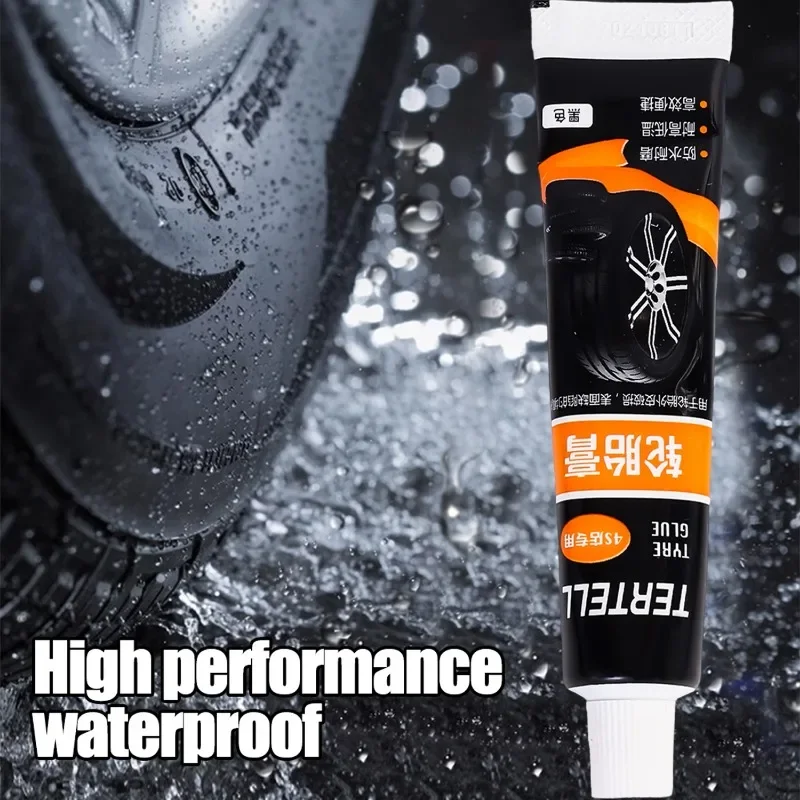 30ml Waterproof High Temperature Resistant Tyre Repair Liquid Black Strong Rubber Glues Adhesive Glue Car Repairs Tools