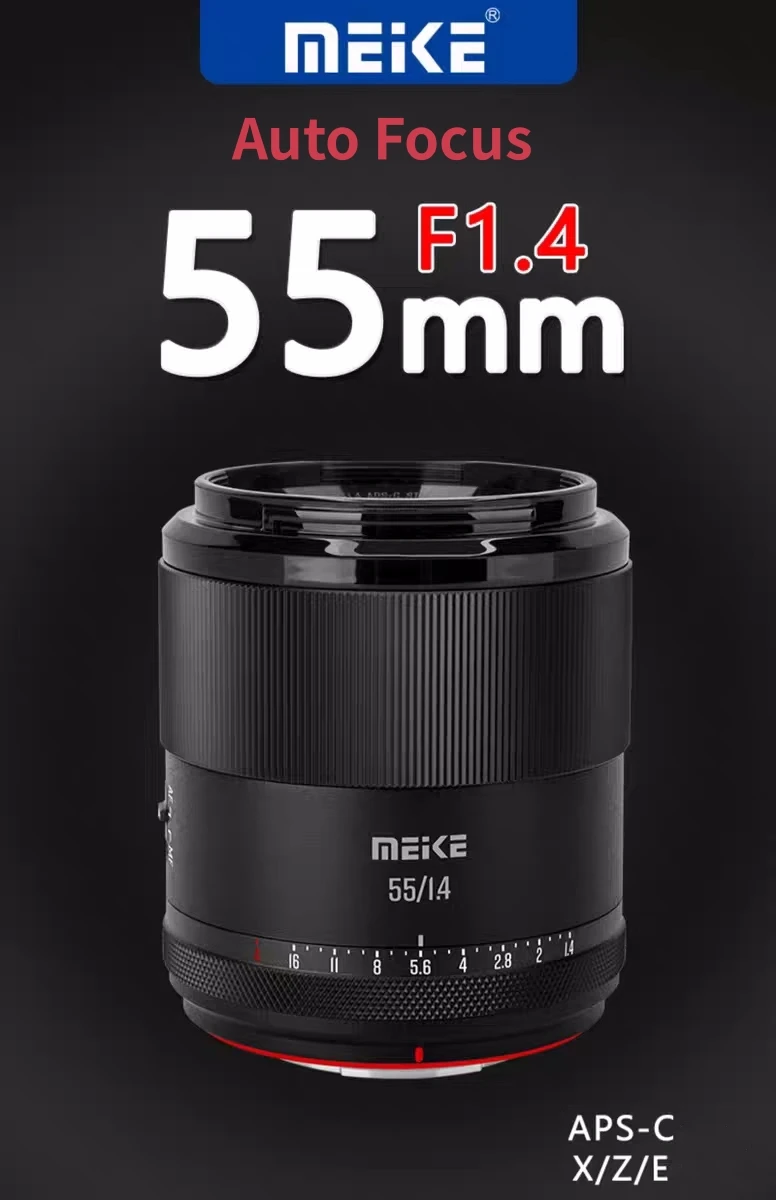 

Meike 55mm F1.4 AF APS-C STM Medium Telephoto Prime Portrait Lens for Nikon Z-Mount Z9 Z8 Z6II Z7 Z7II Z5 ZFC Z30 Z50