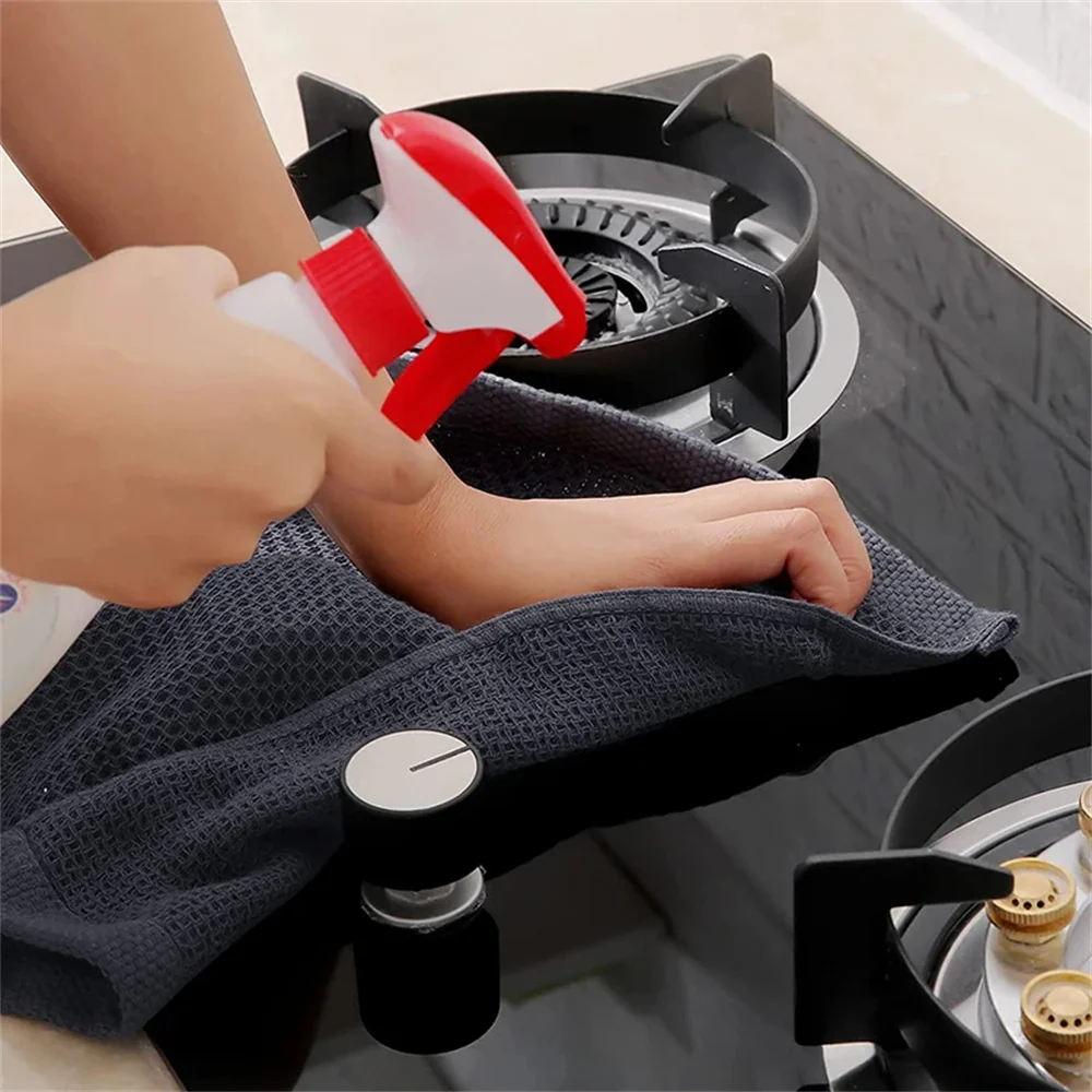 Kitchen Towel Cleaning Cloth Dish Cleaning Cloth Towel Cleaning Cloth Dish Cloth Homaxy 4/6Pcs Cotton Ultra Soft Absorbent Thickened Wipe Wash