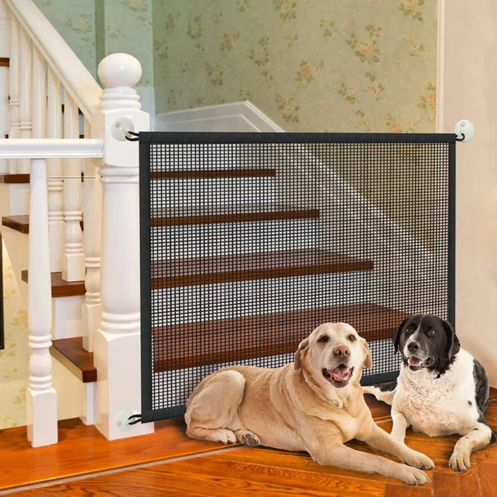 Pet Gate Expandable Dog Fence Pet Garage Door Baby Gate