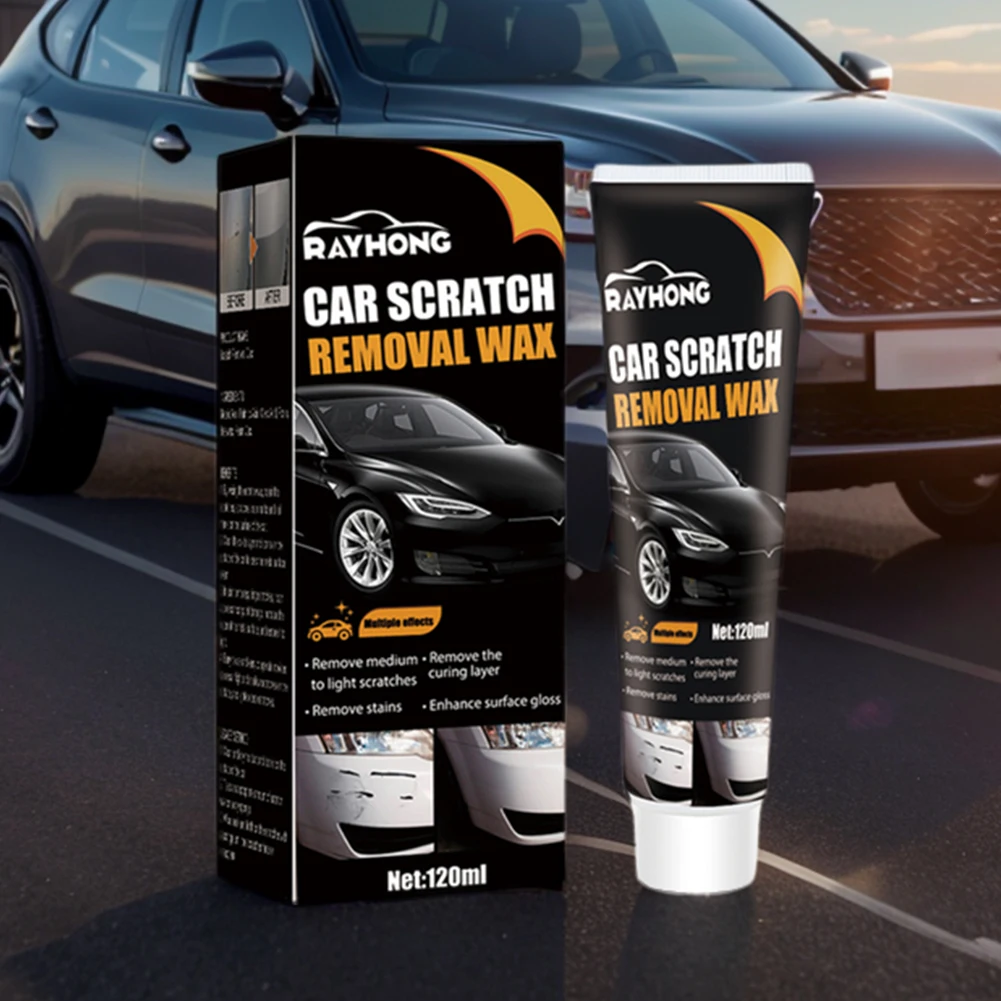 120ml Car Paint Protection Polishing Waterproof Automobile Glossy Shine Wax Anti-UV Car Paint Scratch Repair Cleaning Kit 5