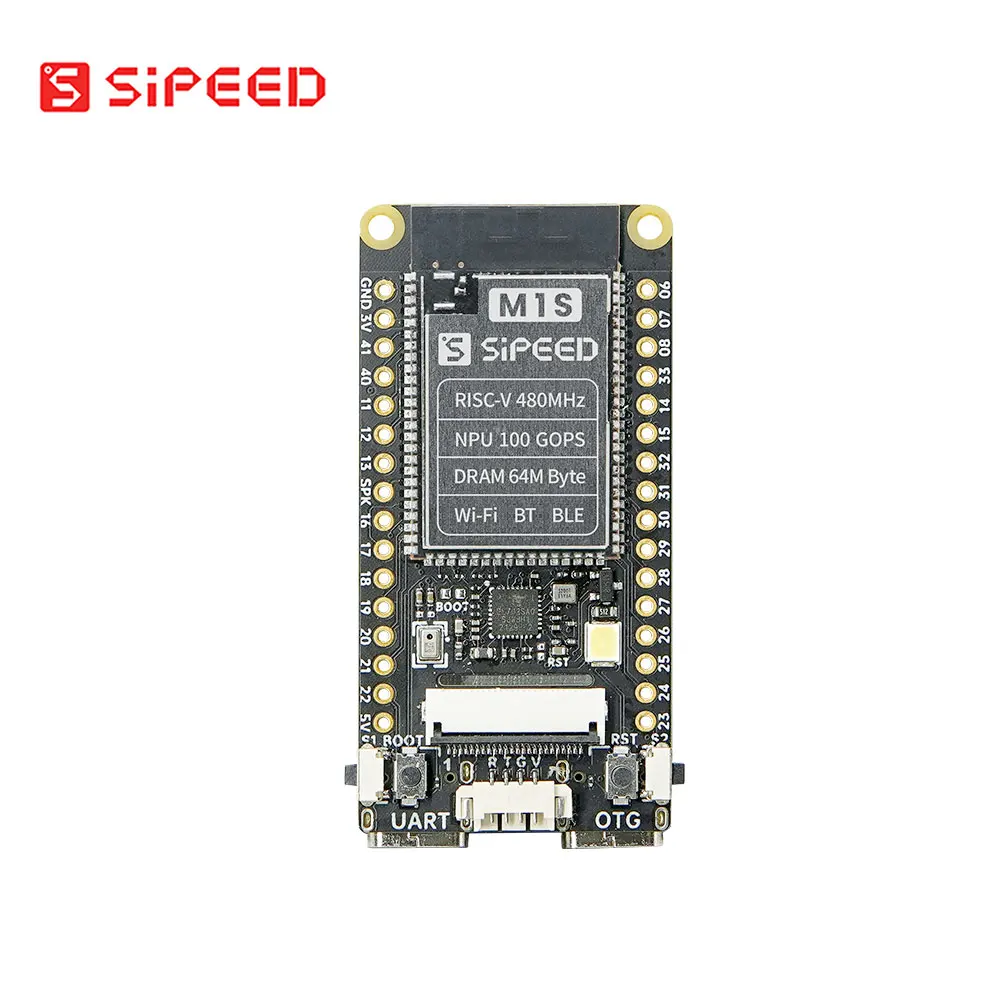 Placa de Desenvolvimento Artificial Inteligente Linux Sipeed M1s Dock ai Plus Iot Bl808 Tinyml Risc-v Linux - Imagem 3