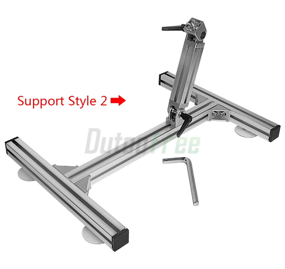 DIY Linear Antrieb Steht Aluminium Legierung Halterung Mit Saugnapf Einstellbare Winkel Linear Hubkolben Motor Zubehör – Detail 9