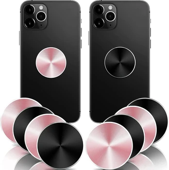 Thin Metal Plate For Magnetic Car Phone Holder Iron Sheet Sticker Disk For Magnet Tablet Desk Phone Car Stand Mount Round Holder