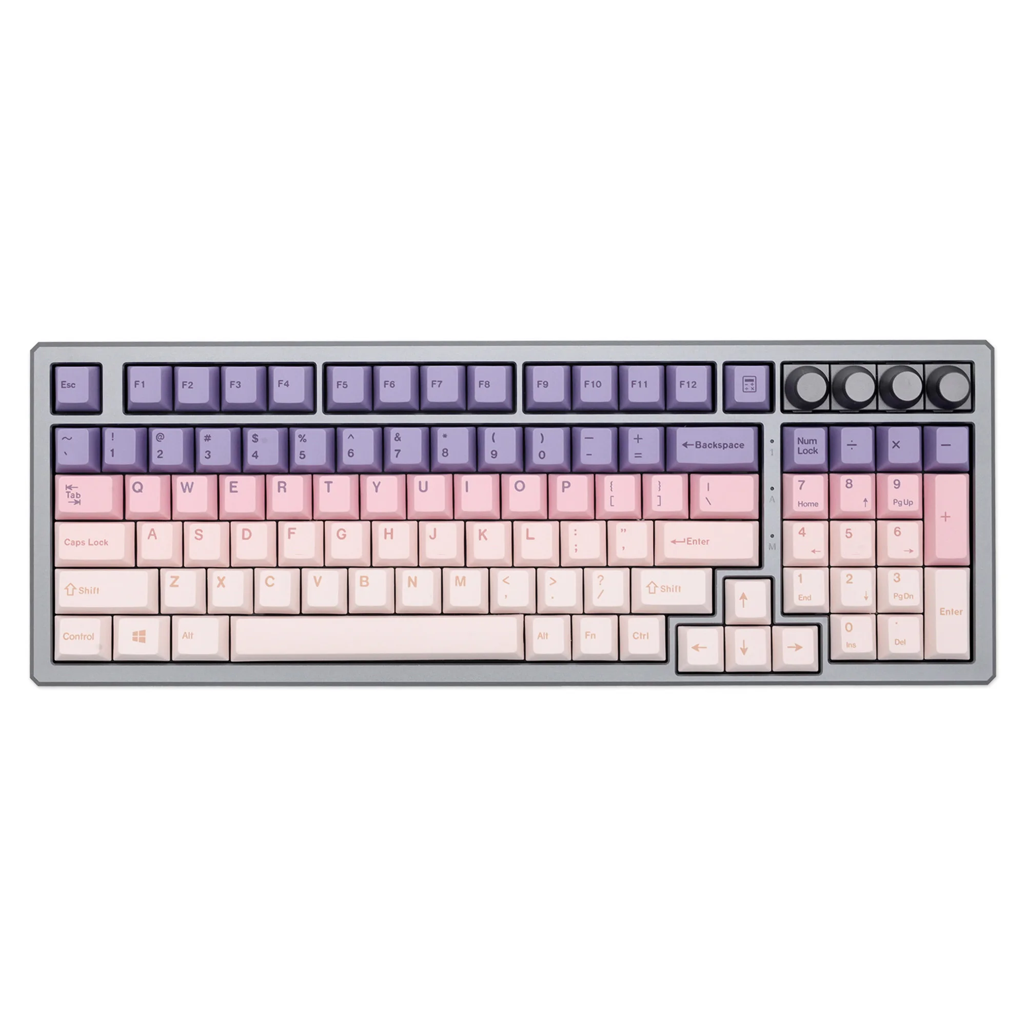 Gks-conjunto de Keycap Cor Gradiente Tintura Subbed Perfil Cherry Pbt Grosso para Teclado Bmw 60 Bmw 65 Bmw 68 Bmw 64 Cmc75 87 Outono
