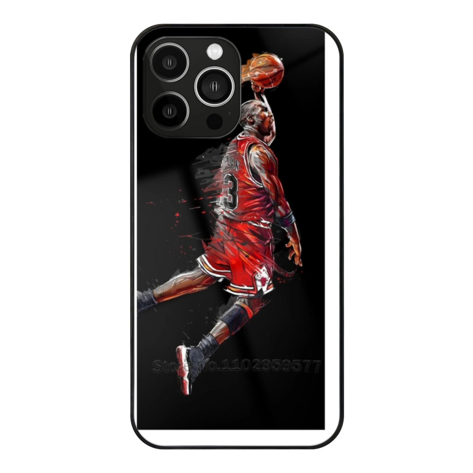 

Michael Iphone Case Tempered Glass Shell For Iphone 13 14 12 11 15 Pro Max Mini 8 7 X Xr Xs Plus Phone Case Basketball Michael