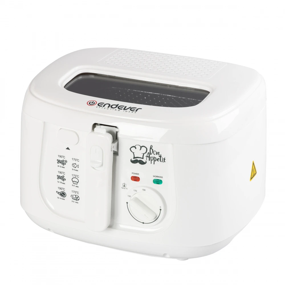 Фритюрница Endever Skyline FR-111 (мощность 1800 Вт, емкость 2,5 л, регулир. темп 150-190 град, корзина с ручкой)