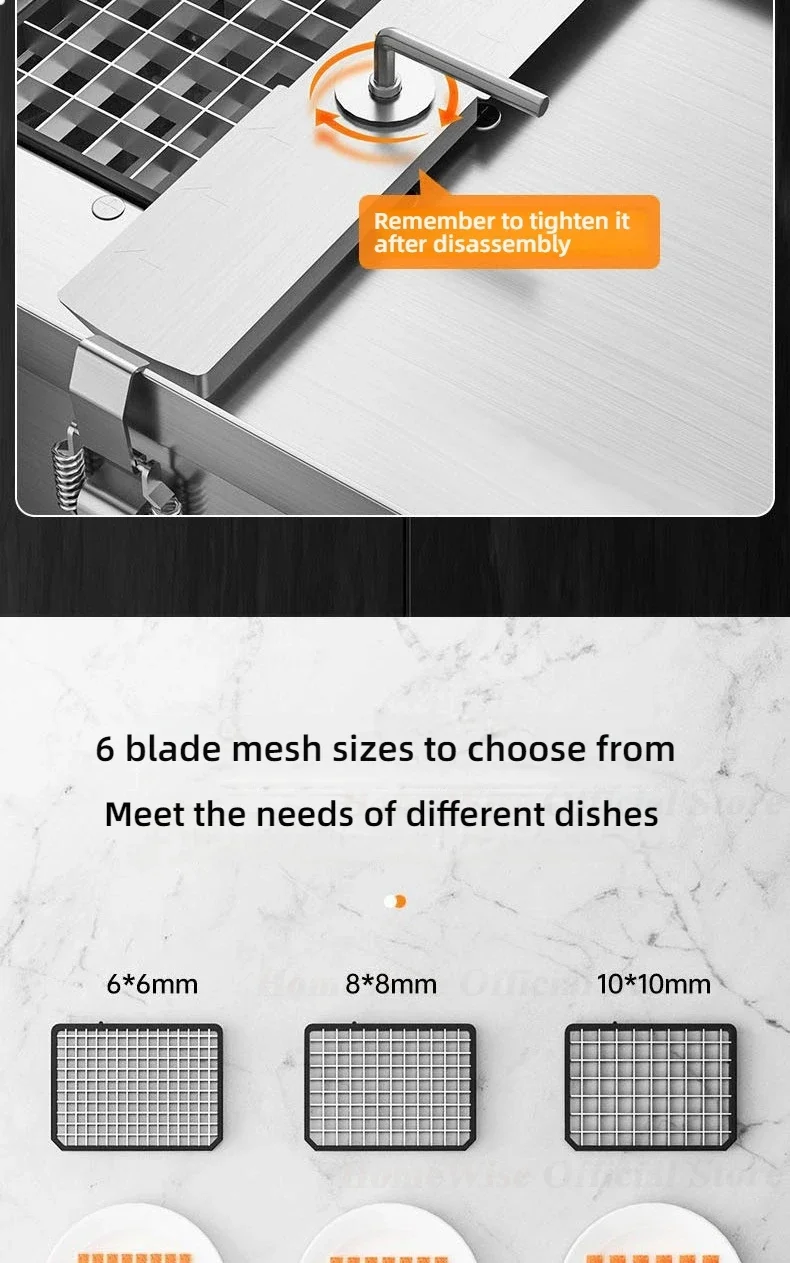 Description Picture 6 of itemLX LEVEC Multi-Function Vegetable Slicer Dicing/slicing/shredding 4-in-1 Kitchen Cutting Machine Food Processor 220V 110V