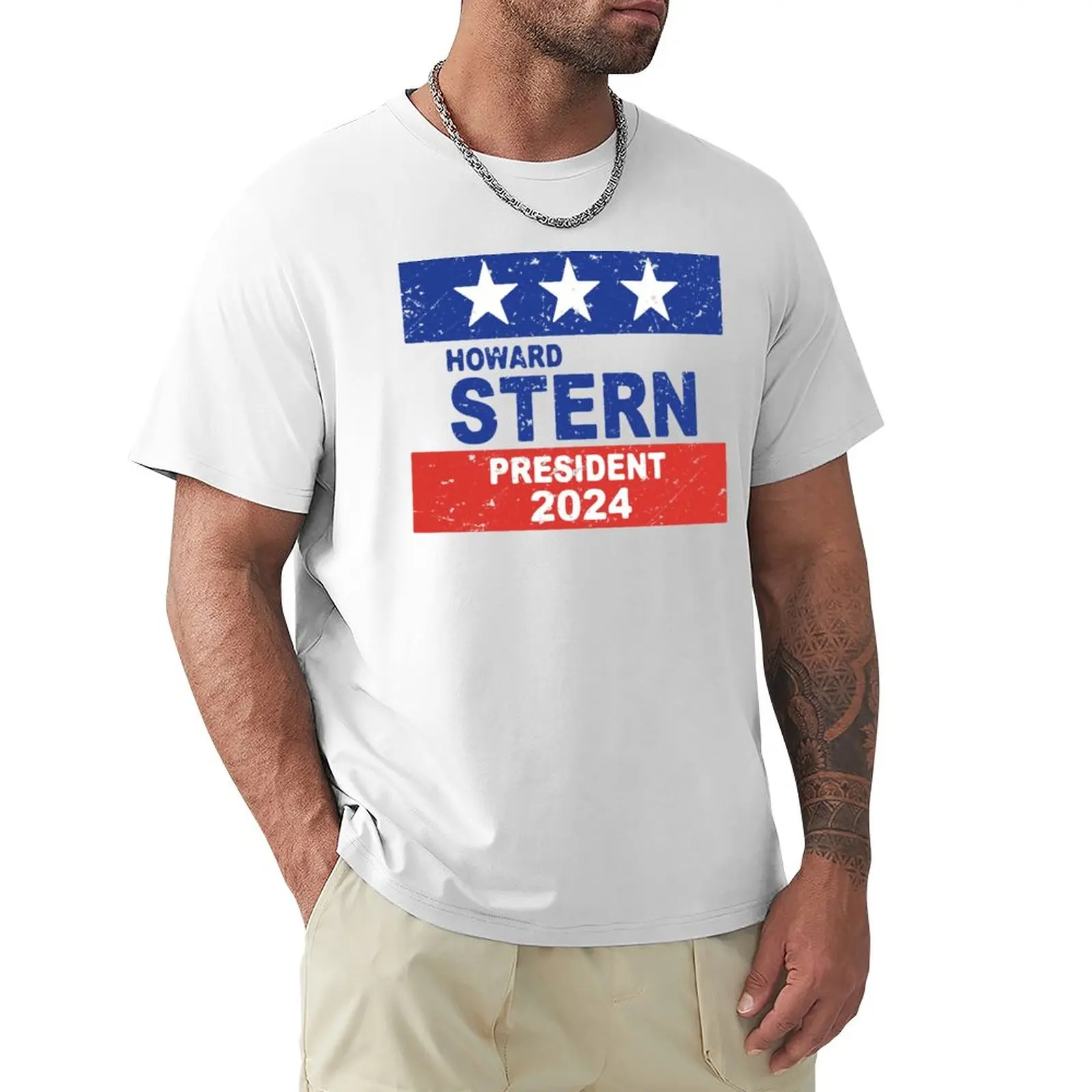 

President 2024 Howard Stern T-Shirt summer tops for a boy sweat shirts, men