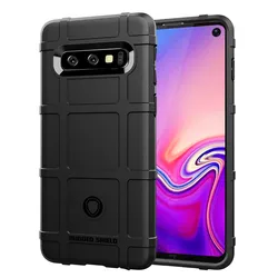 Durable Rugged Shield Shockproof Silicon Case - S20 (Black)
