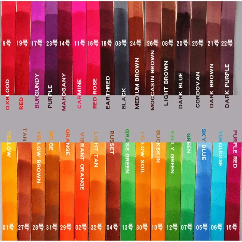 Break Brand Leather Alcohol Dye Diy Handmade Cowhide Dye Vegetable Tanned Leather Colorant 30ml/bottle leather dye