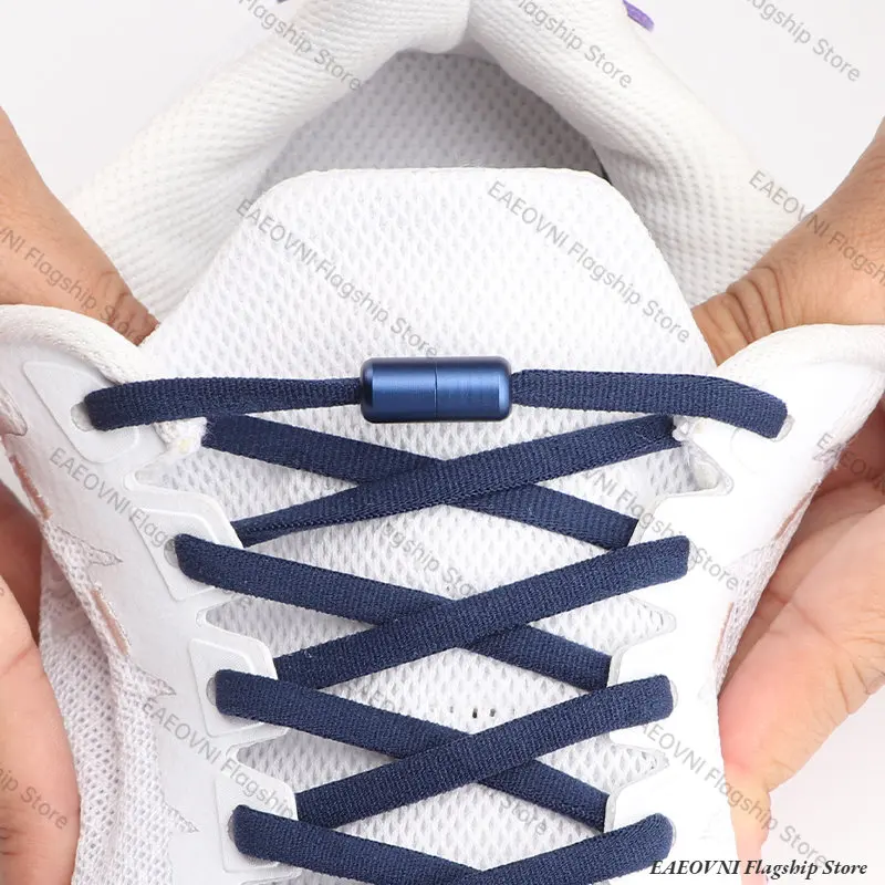 

Elastic laces Sneakers Colorful Options No tie Shoelace for Sports Round Shoelaces without ties Kids Adult Shoes Accessories