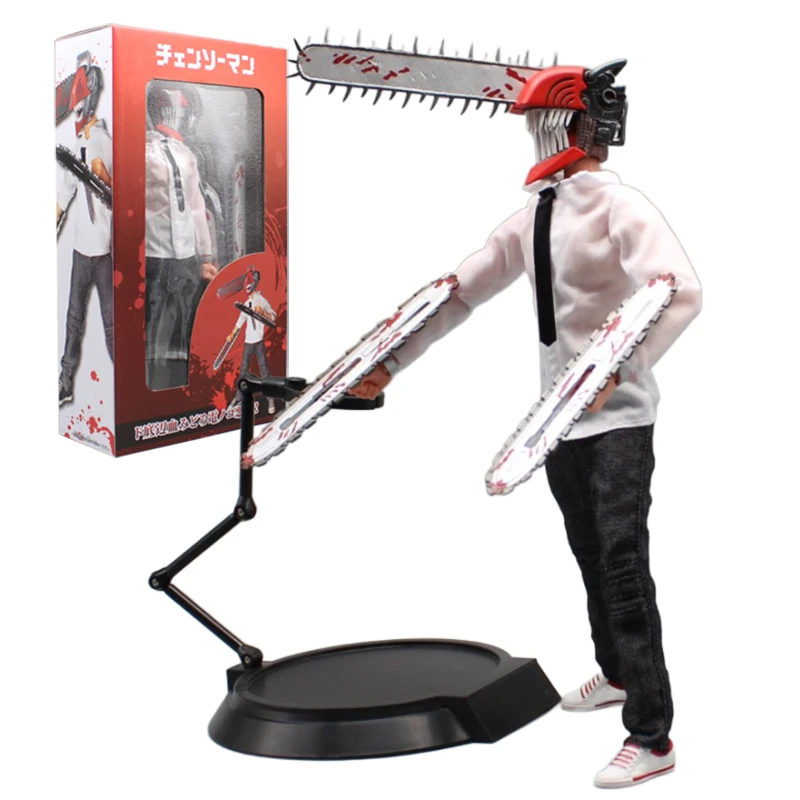 

31cm Anime Chainsaw Man Denji Figure Pochita Denji Action Figures PVC Model Figurine Collection Children Birthday Doll Toy Gifts