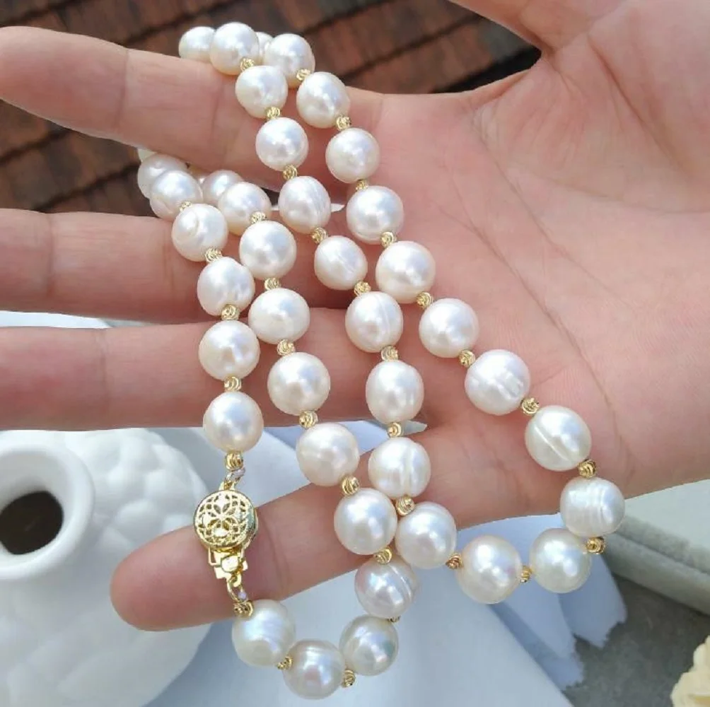 Collana Con Composizione Di Perle D’acqua Dolce Bianche - Gioielli Santori - Foto 6