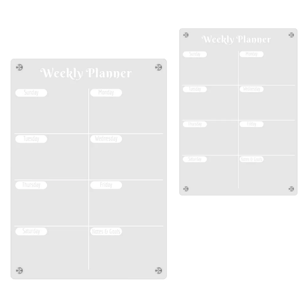 

2 шт., многоразовые магнитные доски для холодильника