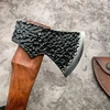 Chopping firewood artifact, home camping, mountain cutting, wood cutting hand axe, hand forged axe, high hardness, multifunction 2