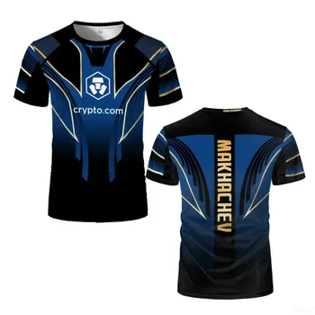 2024 Fighting Competition T-shirt Men's And Women's 3D Printed Top Summer Round Neck Sportswear Men's Outdoor Short Sleeved Top 1