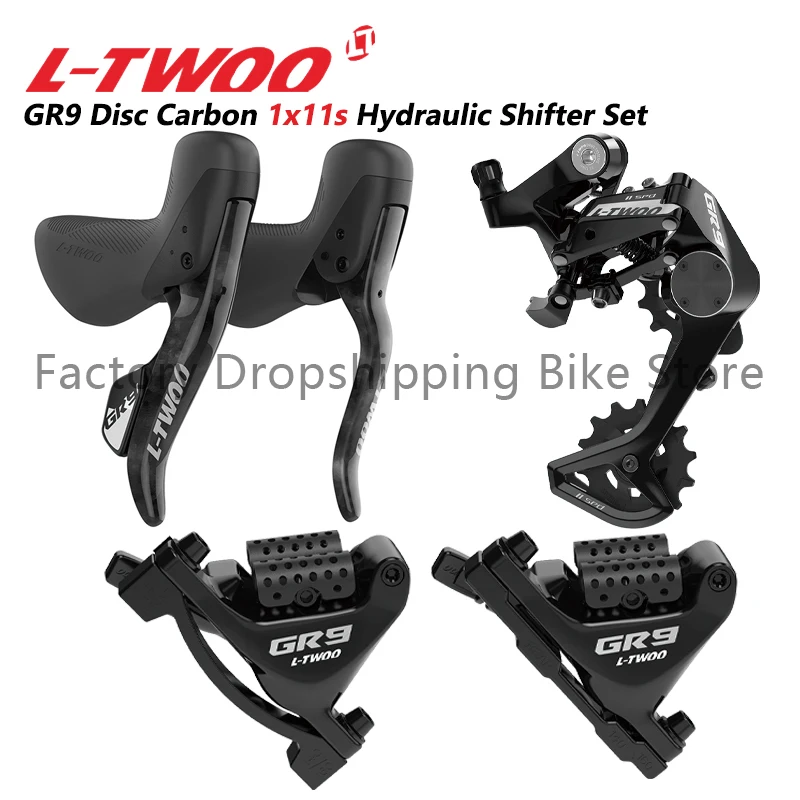 LTWOOGR91X11SpeedCarbonHydraulicDiscBrakeGravelBikeGroupset