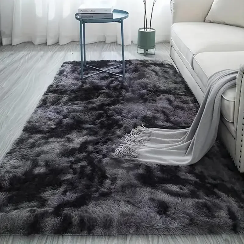 Cute Fluffy Rug - Ultra Grip Backing | Soft Shaggy Carpet for Living Room & Bedroom
