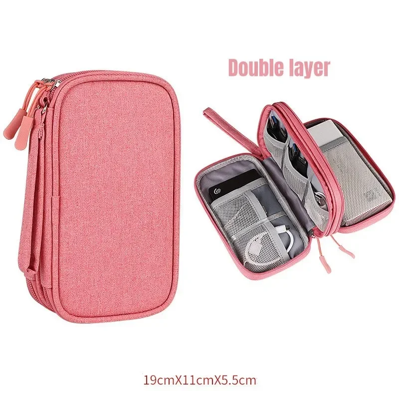 Spacious Waterproof Travel Cable and Electronics Organizer Bag