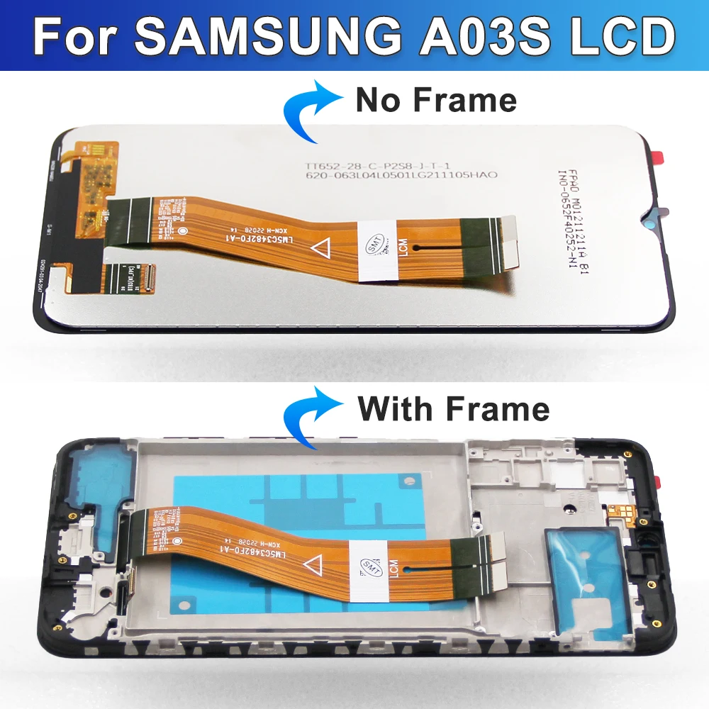 A03S Screen Assembly for Samsung Galaxy A03s A037 A037F A037F/DS