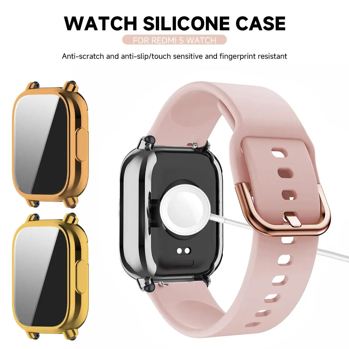 Premium Protector Case with Breathable Sport Band - Full Cover Screen TPU Soft Shell