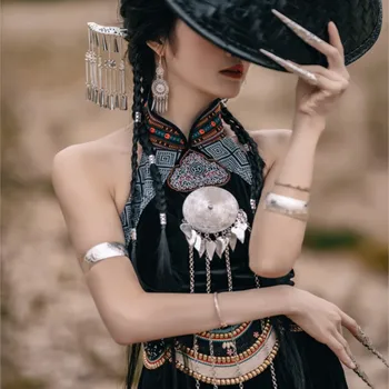 National dress female cheongsam style photo photography