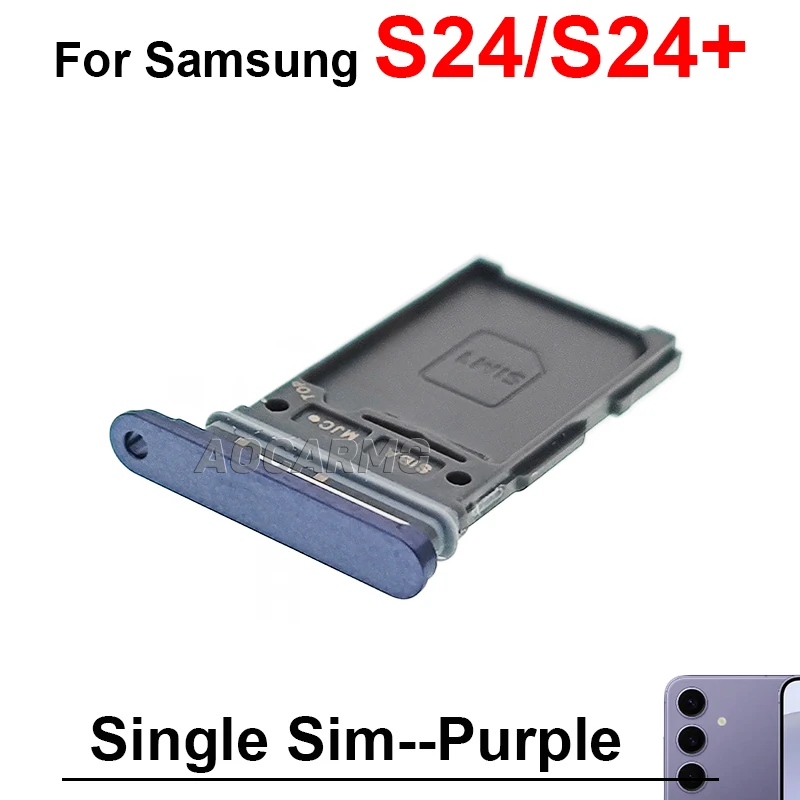 Single And Dual Sim Card For Samsung Galaxy S24 Plus S24+ S24Ultra