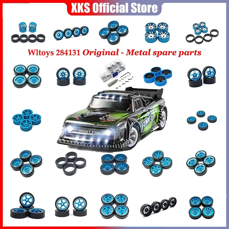 4PCS 26mm Hex Skidproof Rubber Tire for Wltoys 284131 K969 K979 K989 P929 RC Car PRO Upgrade 1/28 RC Monster Truck Wheel Parts