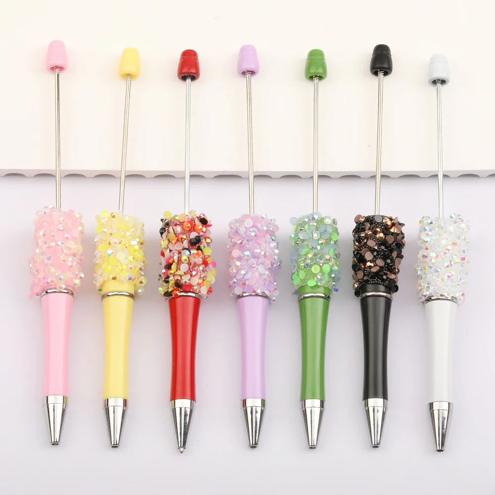 Cordial Design 30Pcs 16*149MM Jewelry Findings & Components/Beadable Pen Findings/Cute Plastic Pens/DIY Beaded Pen Accessories - cordial
