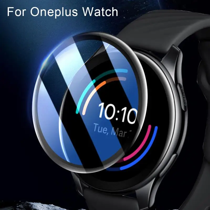 Premium Full Coverage 3D Curved HD Clear Soft Protective Film for Smartwatches (Not Glass)