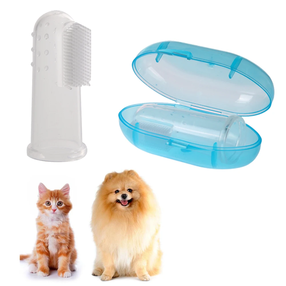 Silicone Pet Care Cleansing Accessories Pet Dog Silicone Finger