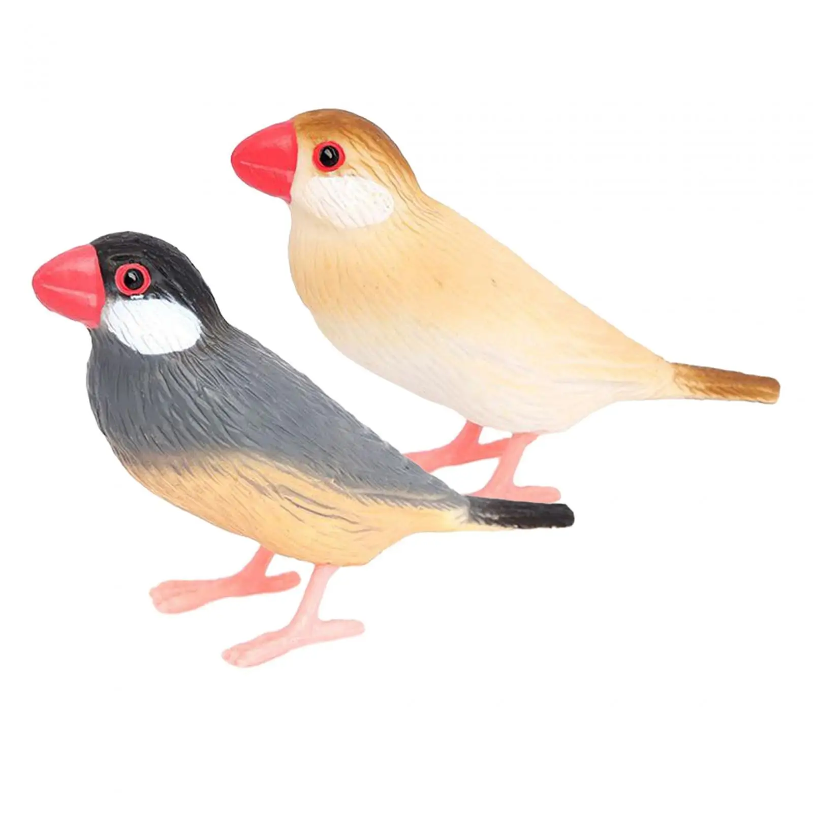 Simulation Bird Model Sculptures Home Decor Collection Small Bird Figures Toy Garden Bird Toy for Photo Props DIY Landscaping