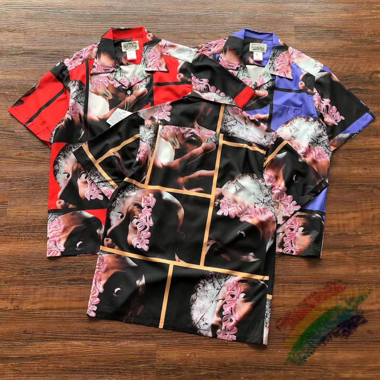 

Wacko Maria Shirts Men Women Hawaii Beach Style Casual Fashion Shirt Top